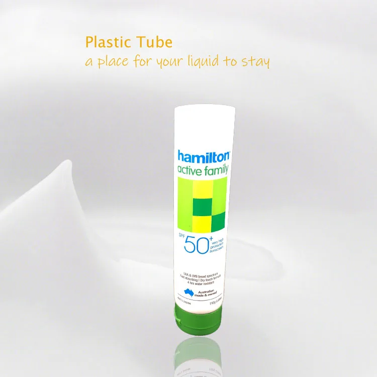 plastic tube for cosmetics hamilton active family 110g  empty soft plastic tubes packaging skin care lotion