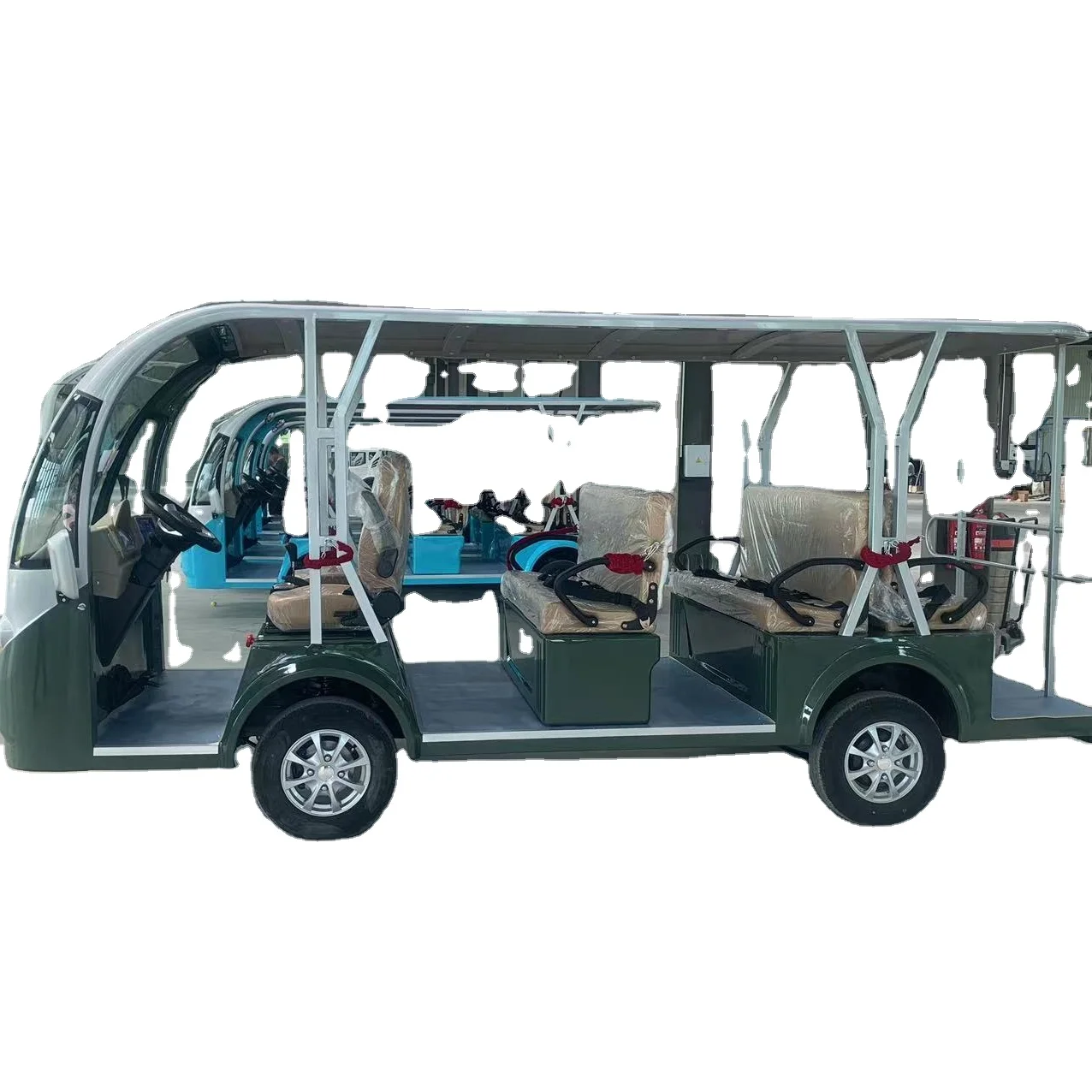 Chinese electric battery 4 passengers 4 wheel golf cart