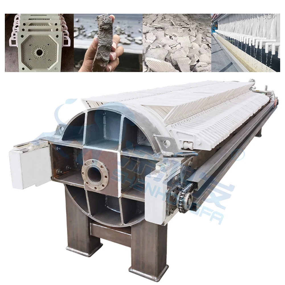Round Chamber Filter Press with good price for for Ceramics Automatic Customized filter press
