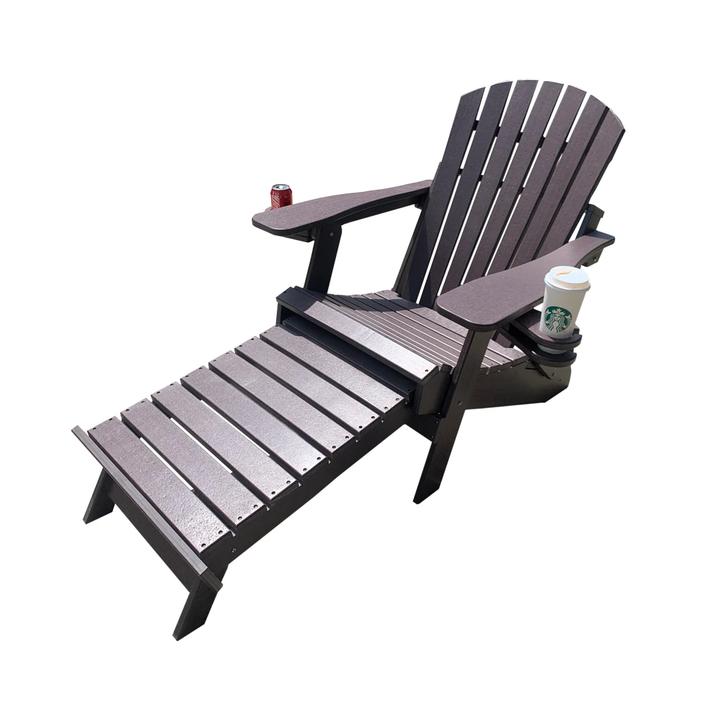 Factory supply Beach hotel swimming pool folding chaise longue outdoor furniture