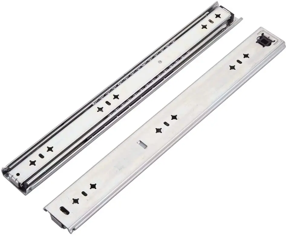 SNEIDA High quality Width 53mm stainless steel Rated load drawer slide Heavy duty telescopic slide drawer ball bearing slide