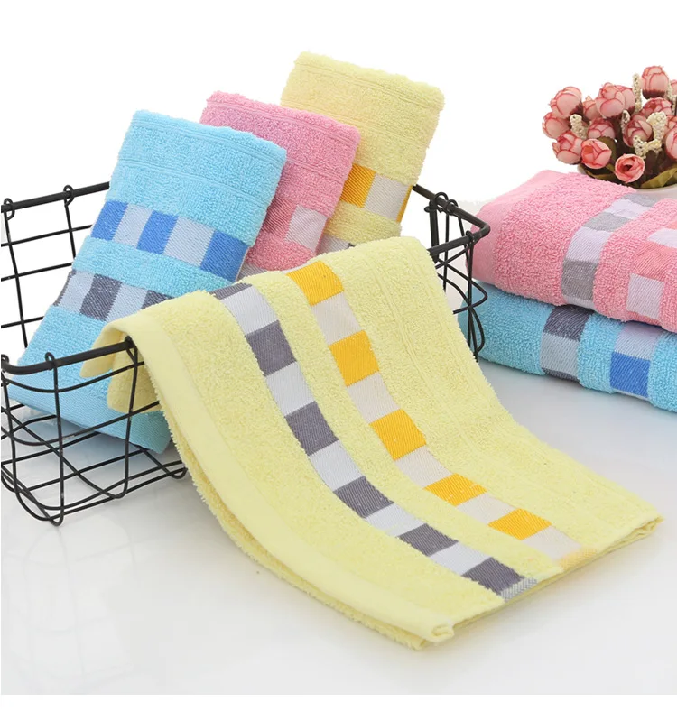 wholesale cheap 100% cotton pool towels soft absorption spa face towels thin jacquard weave hand towel