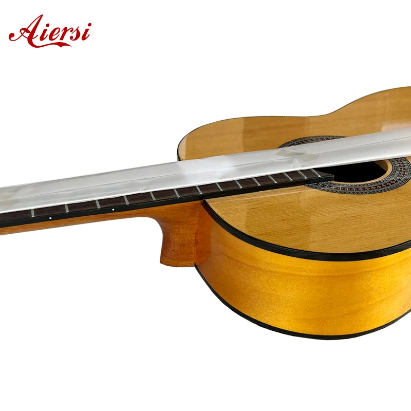Aiersi High-quality custom hand-made Spain integrated handle connection  professional Flamenco Guitar