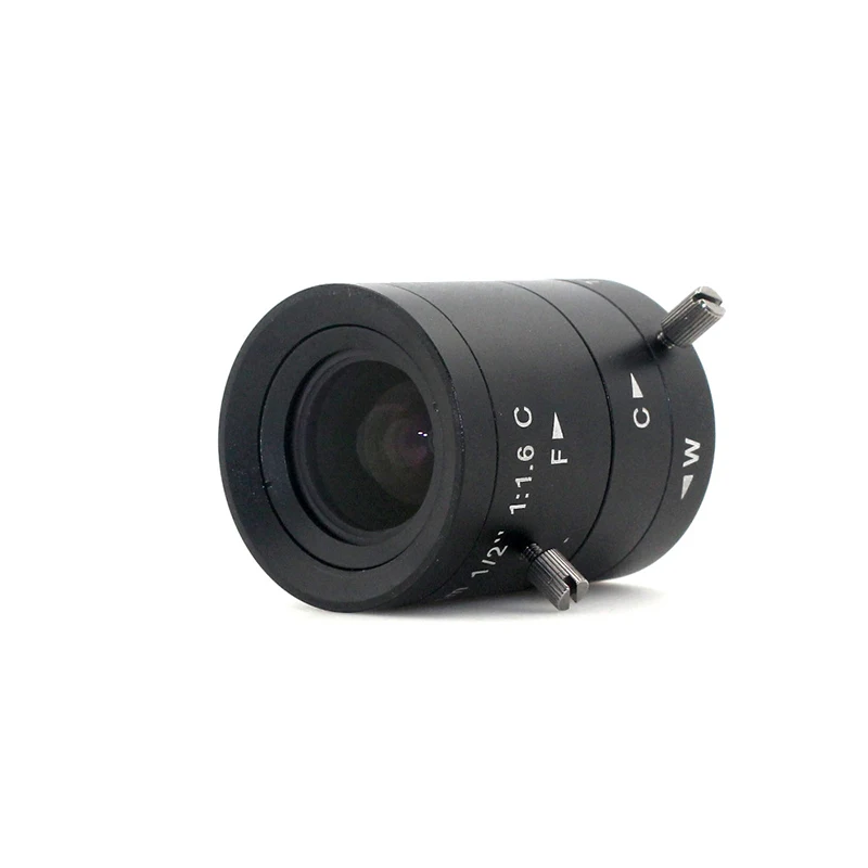 HD 5MP Zoom 6-12mm C-Mount Machine Vision Lens Without Distortion Professional Industrial Camera Lens