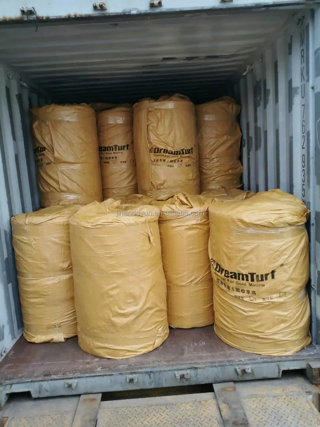 Special for Gold Mining Concentration Recovery 98% Gold Panning Turf Grass Gold Rush Mat 26mm for Mining Machine