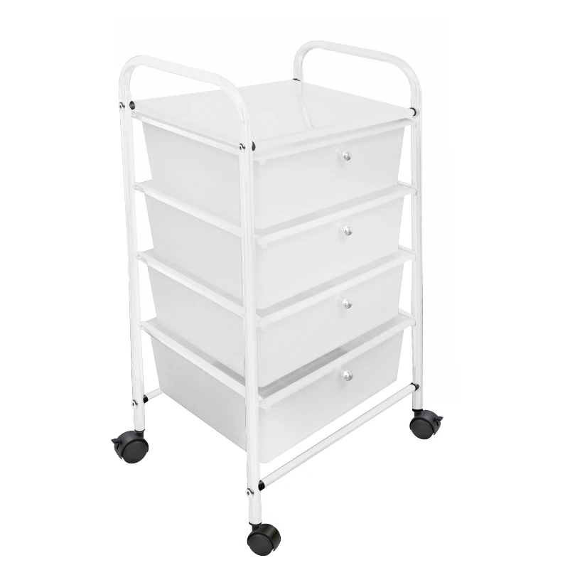 Good End Price Taiwan Brand 4 Drawers Office Trolley Portable Rolling Cart Storage Kitchen Shelves Rack