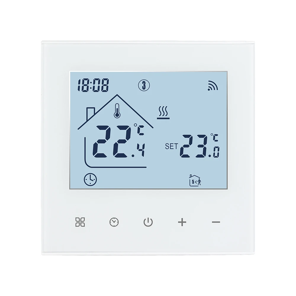 Beok zigbee сенсорный экран комнатный термостат для электрической инфракрасной системы подогрева пола