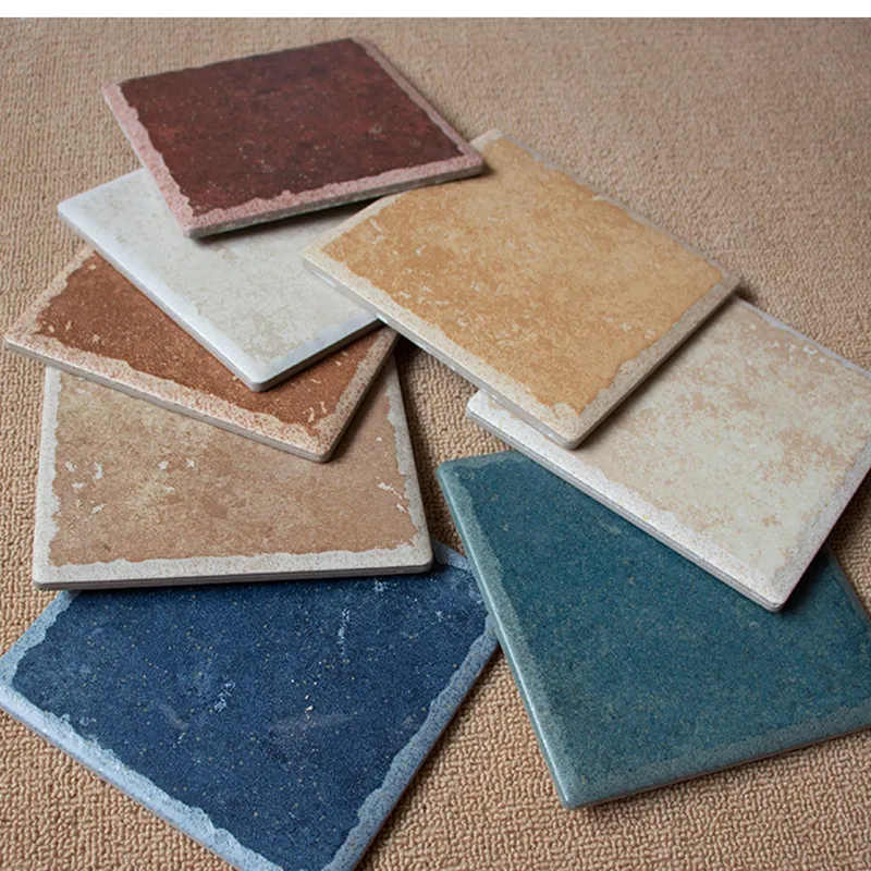 Longstar 2024 Hotselling Wholesale 165*165MM Ceramic Porcelain Rustic Floor Tiles Light Brown Color Mediterranean Style