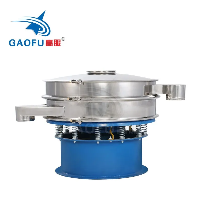 Gaofu multi-specification circular vibration sifter chemical powder screening high efficiency rotary vibrating sieve