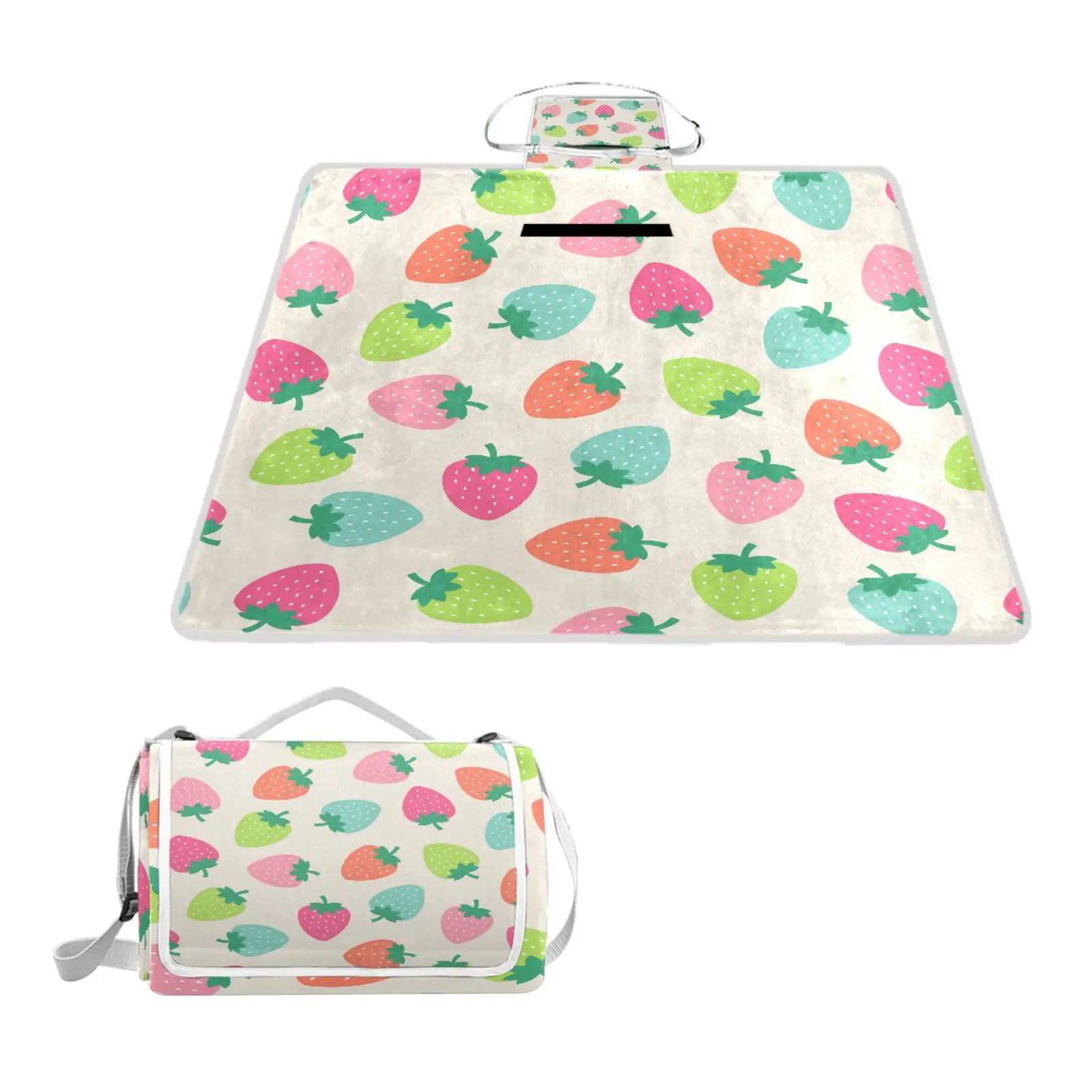 Wholesales Custom Sand Free Picnic Beach Blanket Mat Sand Proof Waterproof Picnic Beach Blanket Outdoor