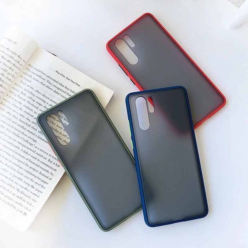 2019 Best Suitable Phone Cases For Huawei P30 PRO Frost 2 in 1 Mobile Covers Contrast Color Key Design For Y9 2019 Case
