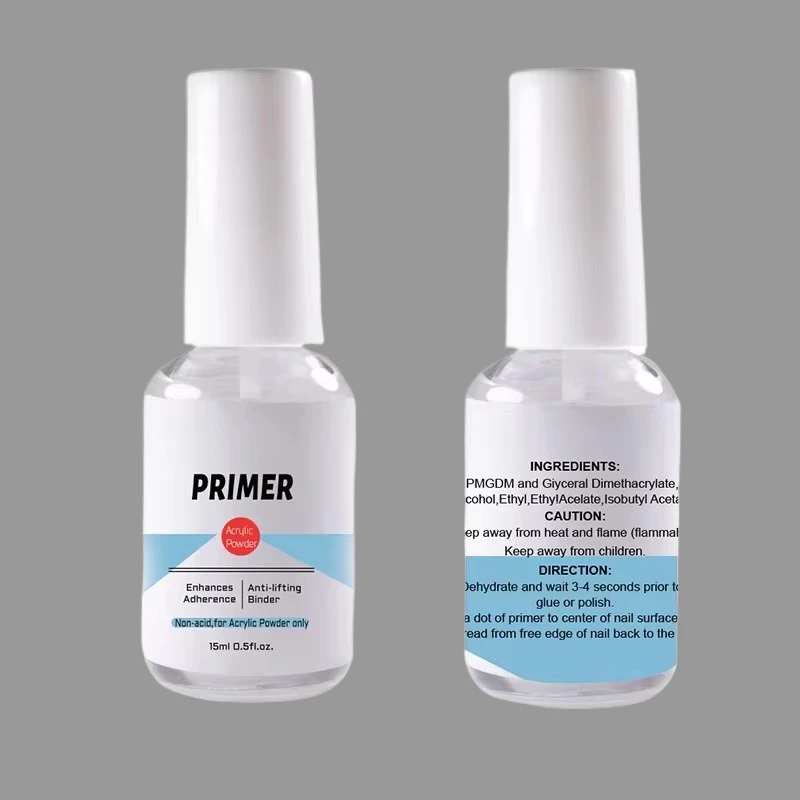 2 PCS/Set Bonder Nail Prep Dehydrator and ACID-FREE Primer Acrylic UV Gel Base Coat Air Dry Nail Art Primer