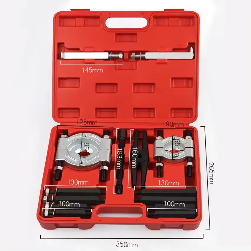 14 PCS Bearing Separator and Puller Kit for Wheel Hub Gear Pinion Automotive Repair Tool Heavy Duty Bearing Splitter Remover