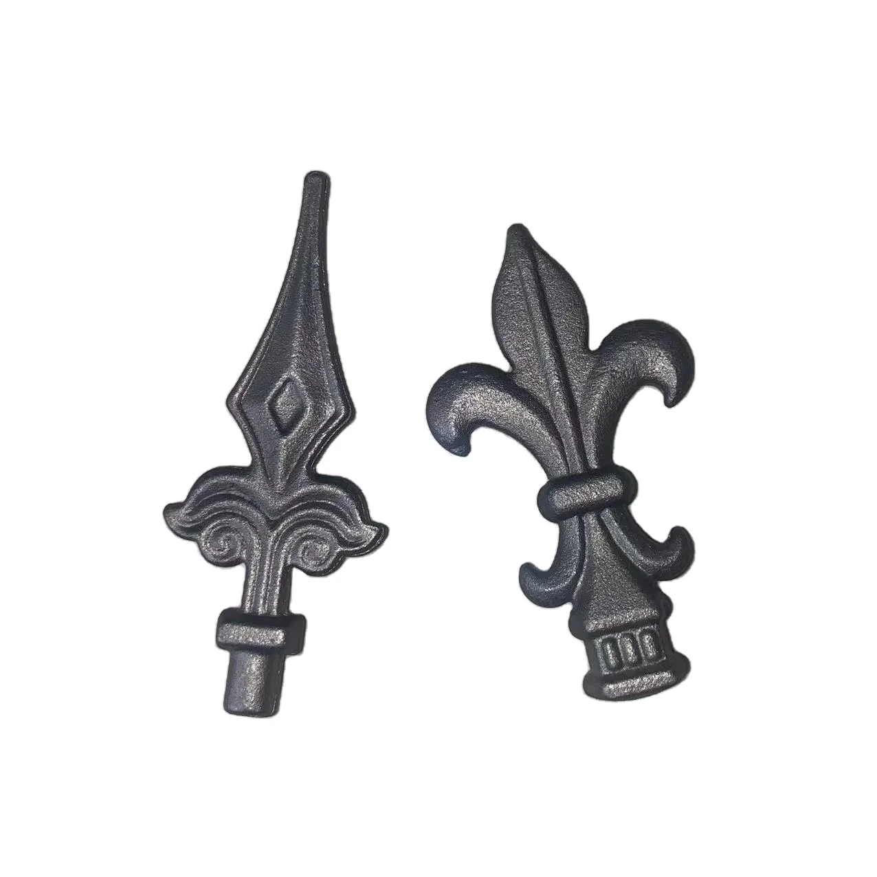 low price cast iron fence spear points wrought iron railing spear for gate