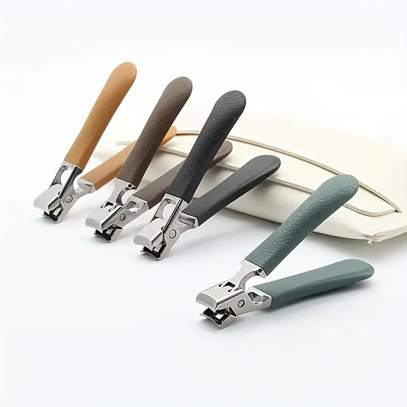 Custom key chain logo safety nail clippers with catcher