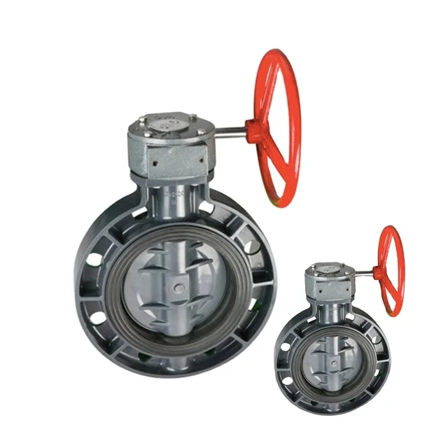 Gear Type PVC butterfly valve
