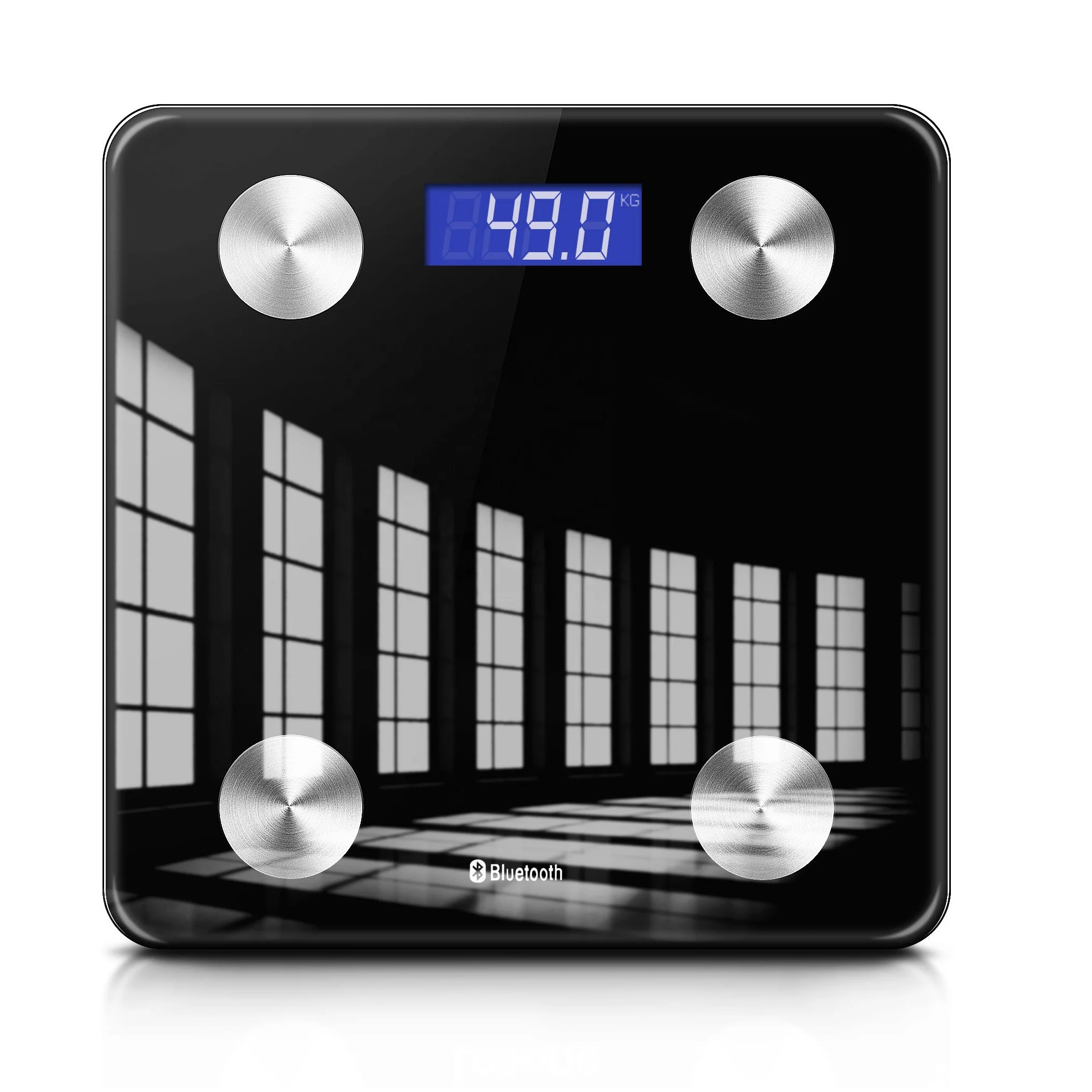 Accept custom order comper  body fat muscle water scale led display digital bathroom weighing body scale
