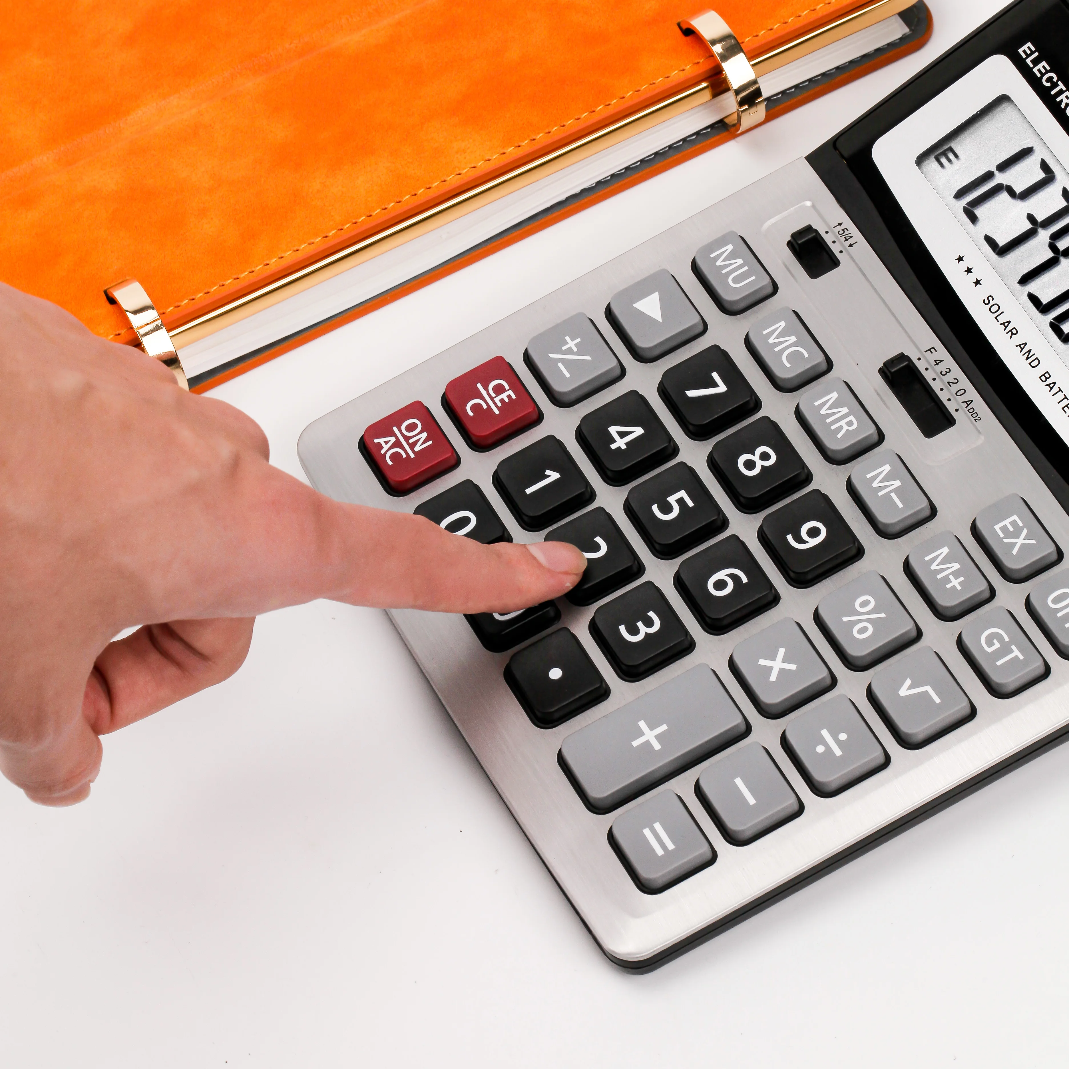 12 Digit Double Power Office Special Cheap Dual Power Solar Custom Cute Calculator Student Large Electronic Dual Calculator