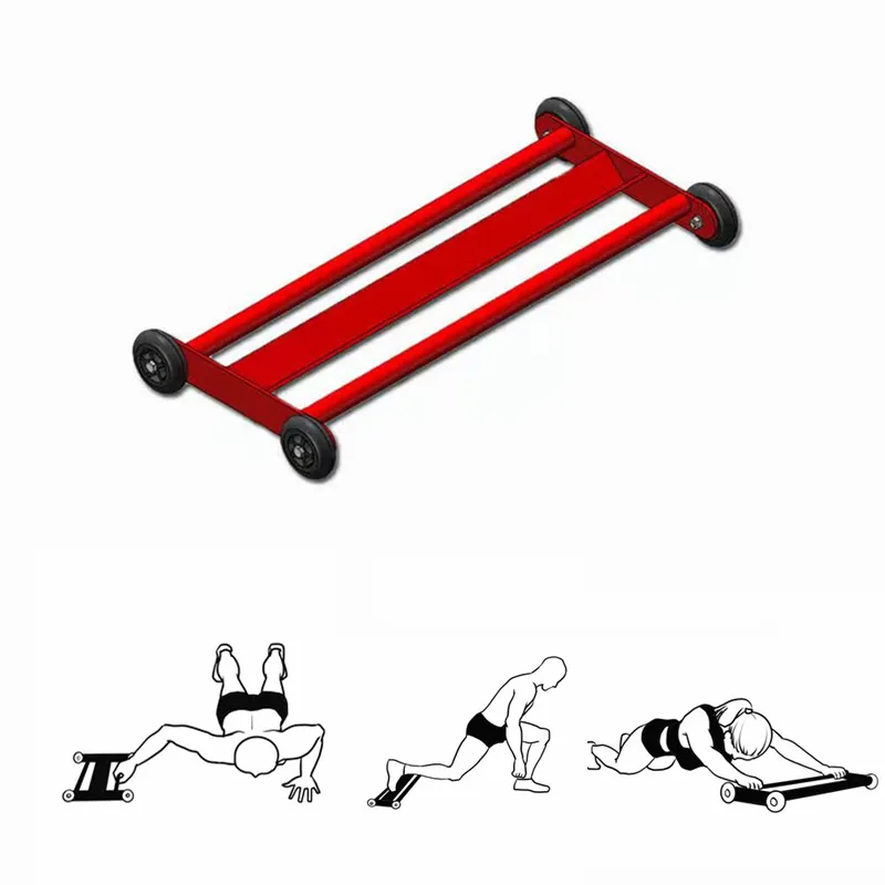 Glute Ham Glider, Exercise Wheels for Home Gym Fitness, Booty Building Ab Roller for Abs Workout Equipment