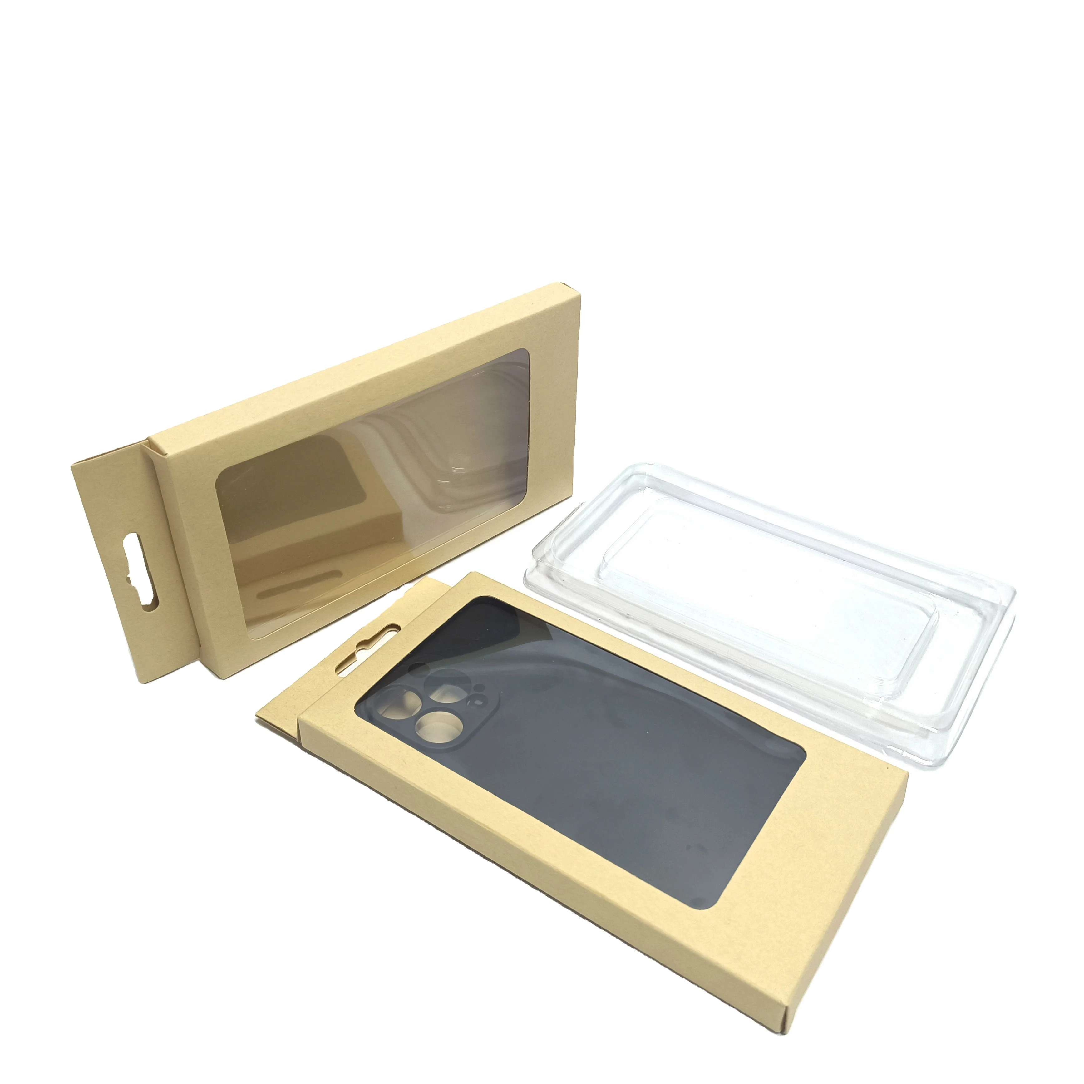 Cheap Price Brown Kraft Mobile Phone Shell Packaging Box