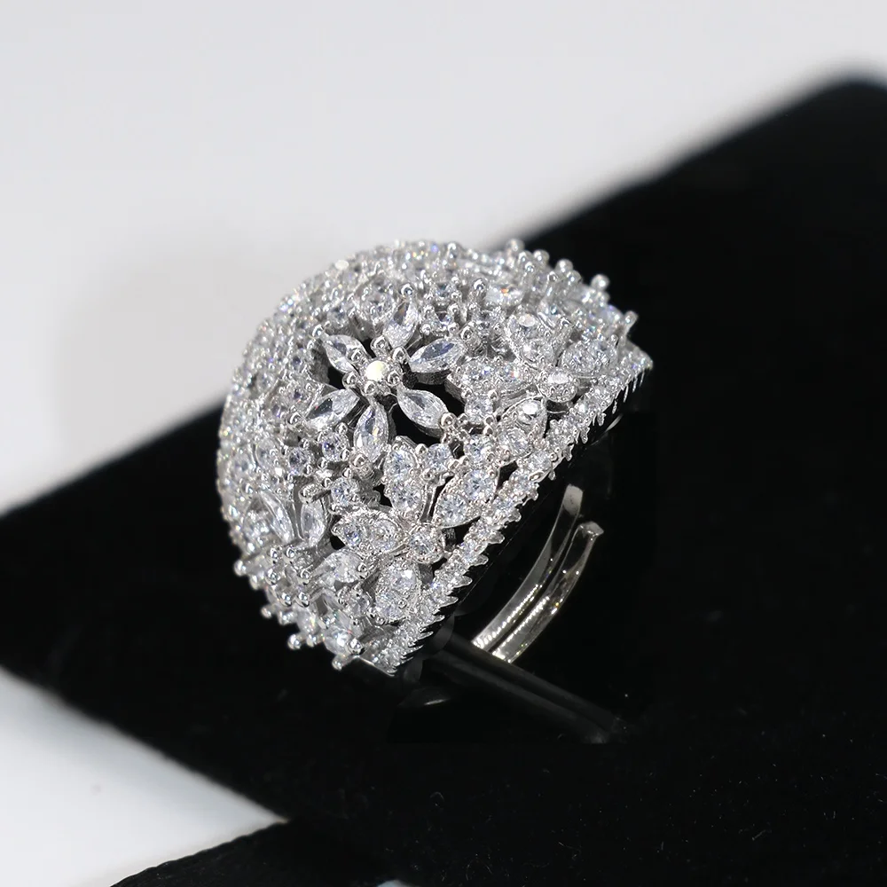 
Bedazzled jewelry supplies china wholesale copper women luxury jewellery rhodium plated bridal wedding jewelry set 