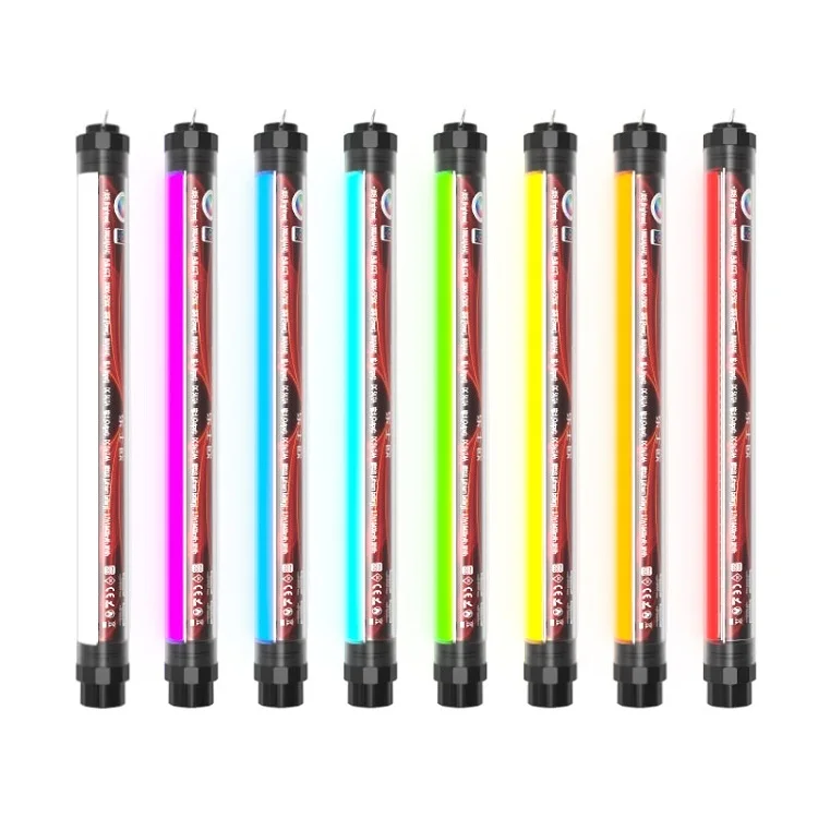 1000lm waterproof IP68 handheld tube IR Control RGB led video light wand LUXCEO P7RGB for outdoor indoor photographic lighting