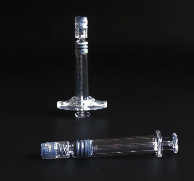 Spot Supply 2.25ml Glass Prefill Syringe Luer Lock Injection Manual Medical Dental Glass Injectable Bottle