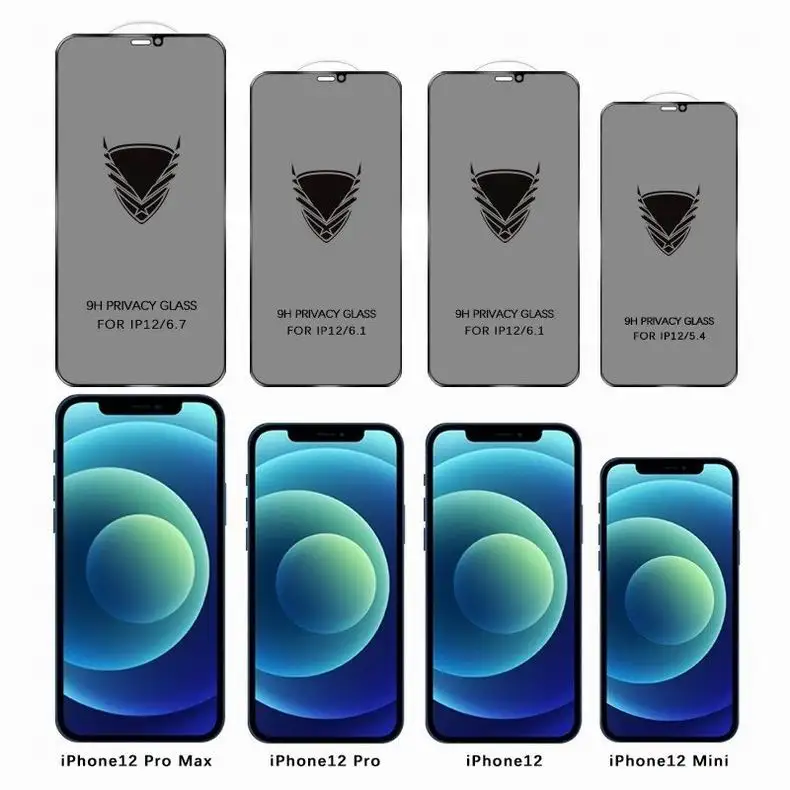 Tempered Glass For iphone 14 max 13 pro max 12 pro 11 Anti Scratch Anti Spy Privacy Screen Protector For iPhone X XS MAX 8 PLUS