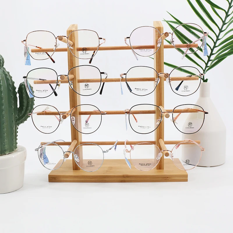 Многослойная деревянная подставка для очков на заказ стойка солнечных стеллаж