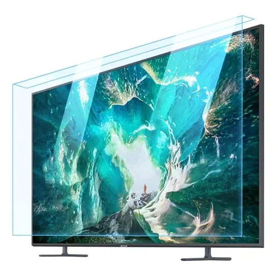 HD Clear Anti Blue Light Acrylic TV Screen Protector 55 65 75 inch Big Size Protect Film Filter For TCL Sony LG LCD/OLED 4K HDTV