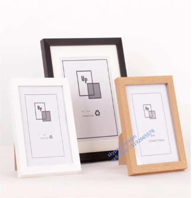 Small 10x10cm  4x4 inches 6x6x8x8 to Large Size 84.1*118.8cm A0 size MDF Photo Frame Wooden Photo Picture Frame Wholesale