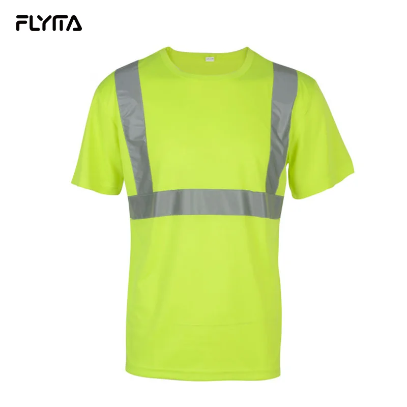Quality wholesale cheap high visibility safety reflective t-shirt