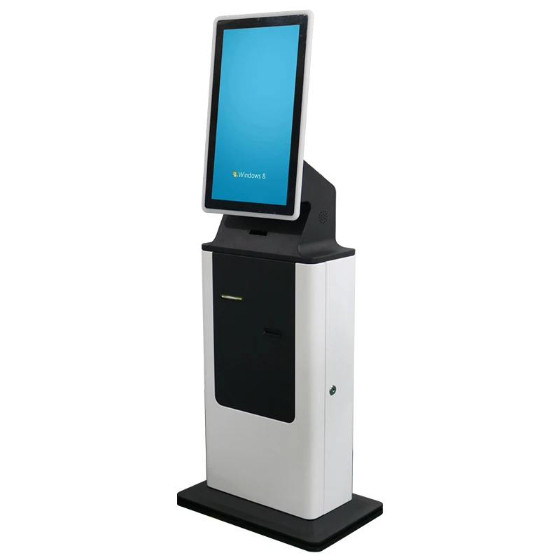 Floor standing electronic payment system arcade game automatic parking ticket credit card cash coin self payment machine kiosk