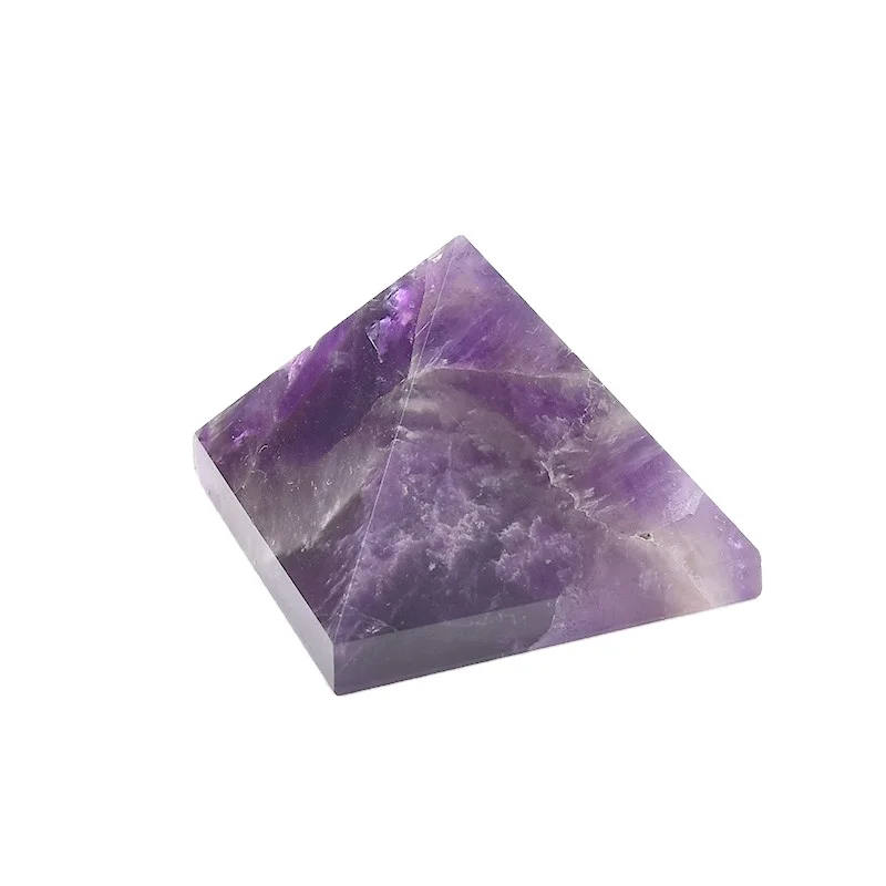 High quality natural crystal hand carved pyramids home decorations pyramid amethyst peridot healing crystal