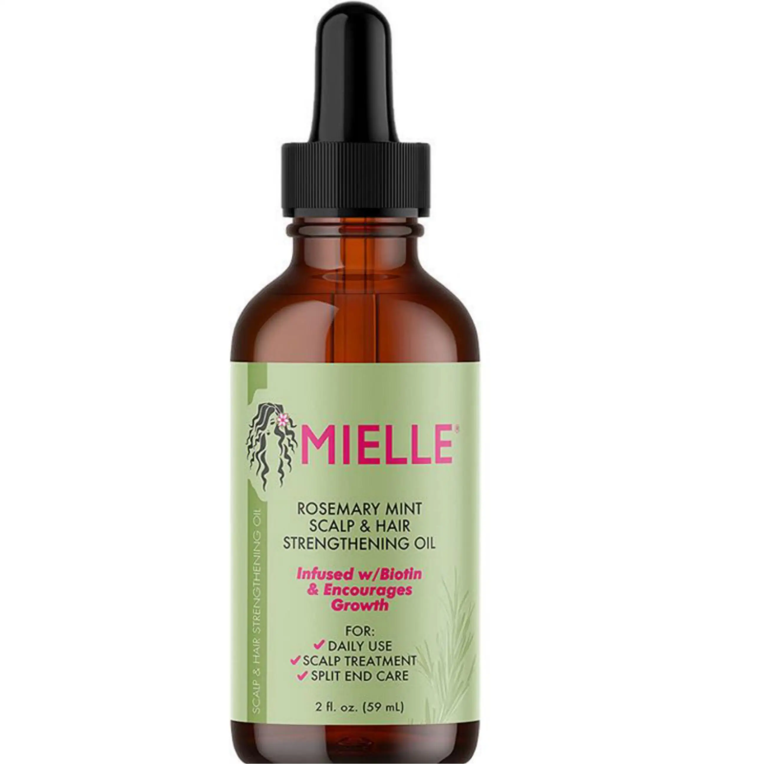ODM/OEM Hair Growth Essential Oil  Mint Hair Strengthening Oil Nourishing Treatment for  Ends and Dry Organics Hair