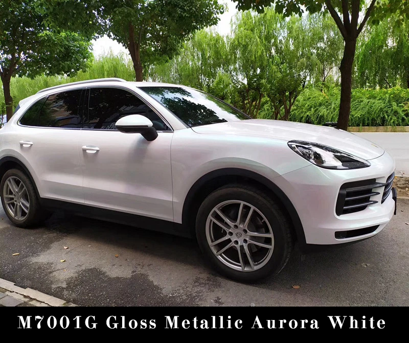 Eaglevinyl Glossy Aurora White Color Full Auto Sticker Chameleon Car Wrap Film