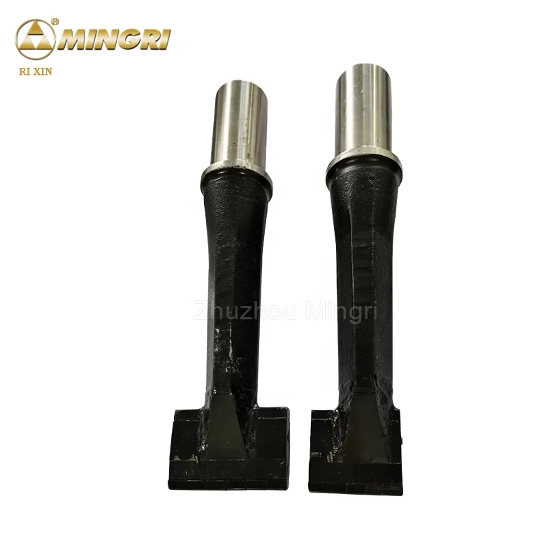 Cemented tungsten carbide railway tamping tine for plasser 0932