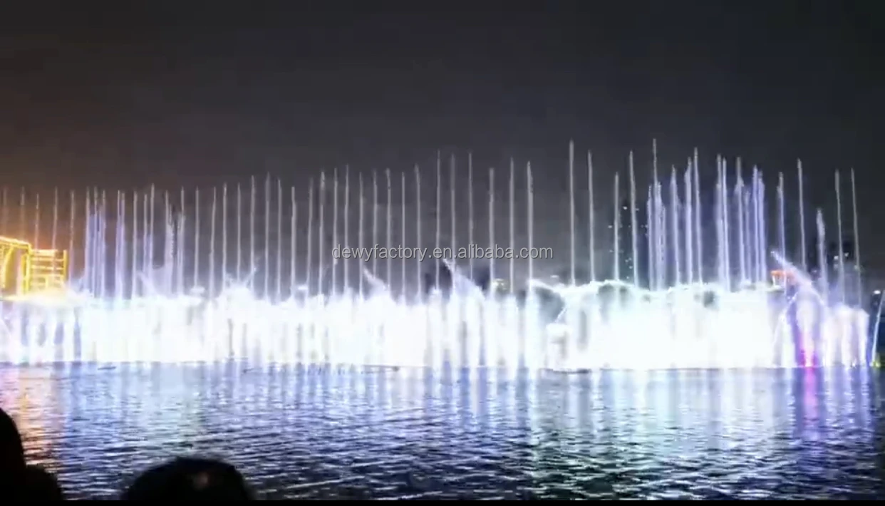 Lake floating Music dance fountain With RGB Led Low price Free design Plaza/Shopping Center/Garden/Pool