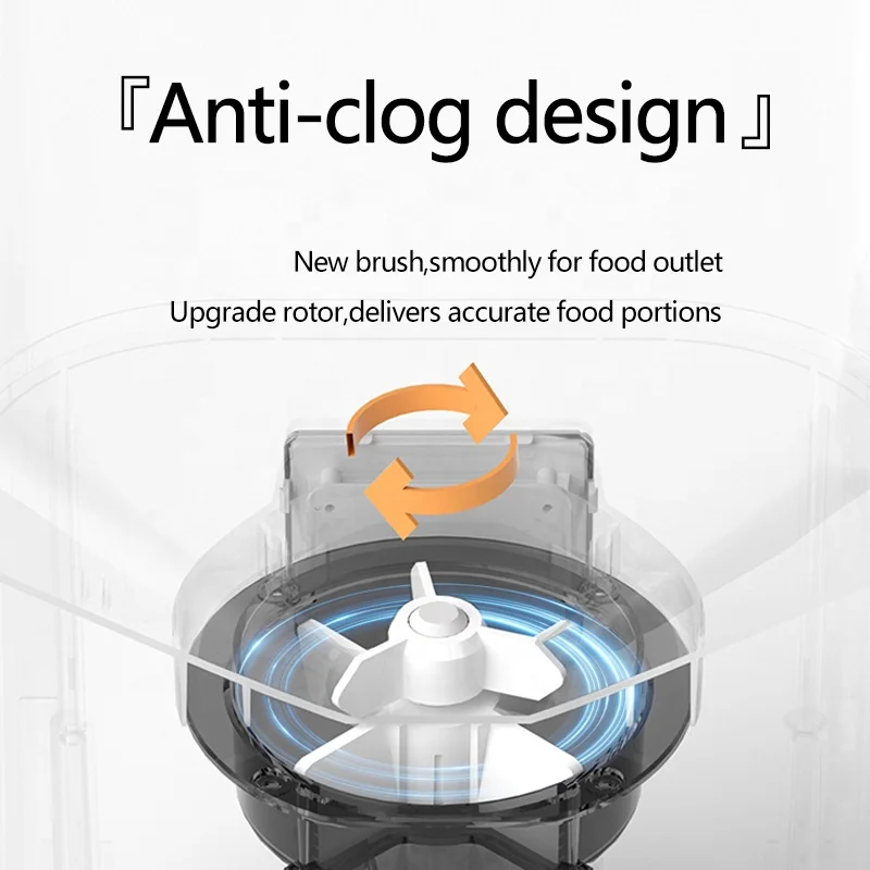 Wifi Type Automatic Smart Pet Feeder 3L Customized Cat Pet Puppy Dog Pet Bowls & Feeders