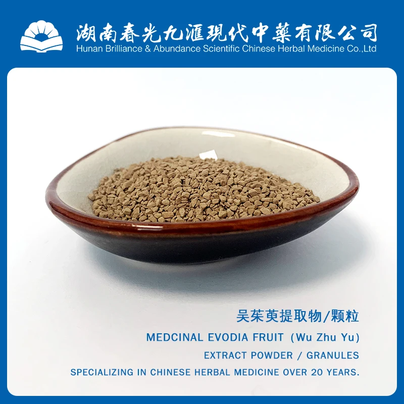 Concentrated Herbal Tea Pure Fructus Evodiae Medicinal Evodia Fruit Wu Zhu Yu Extract Granules