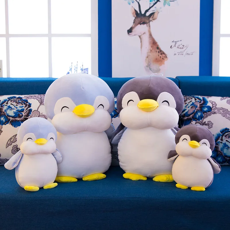 2024 New Arrival Customized Oversize Kawaii Penguin Plush Toys Stuffed Animal Soft Pillow Dolls Good Gift for Kids