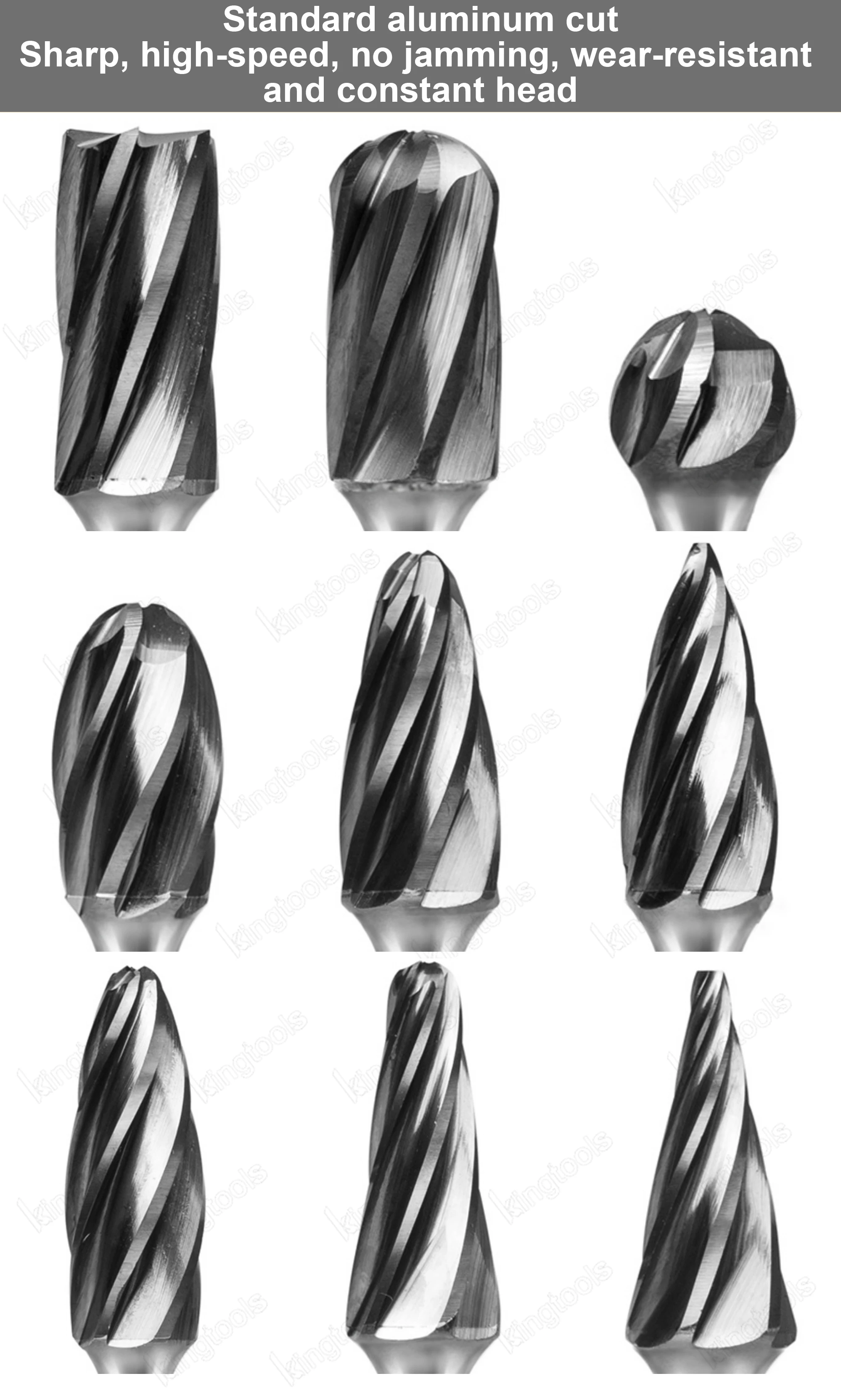 Factory Wholesale Metal wood rotary grinding drilling polishing tools tungsten carbide rotary burr