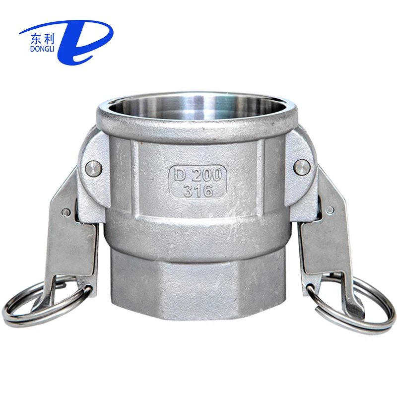 Groove quick 304 316l camlock hose pipe fitting connector stainless steel ss316 ss304 industrial hose camlock coupling