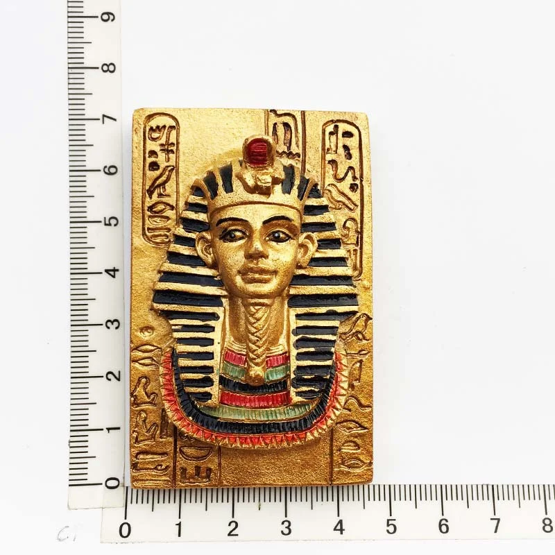 Polyresin Refrigerator Magnets Egyptian Creative Cultural Tourism Memorial Decorative Resin Crafts Magnetic Fridge Magnet