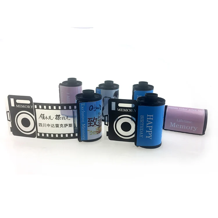 Персонализированный фотоальбом с памятью подарков, фотоальбом 35 мм, 8/12/18/36 фотографий, Высококачественный Специальный подарочный альбом, пленка