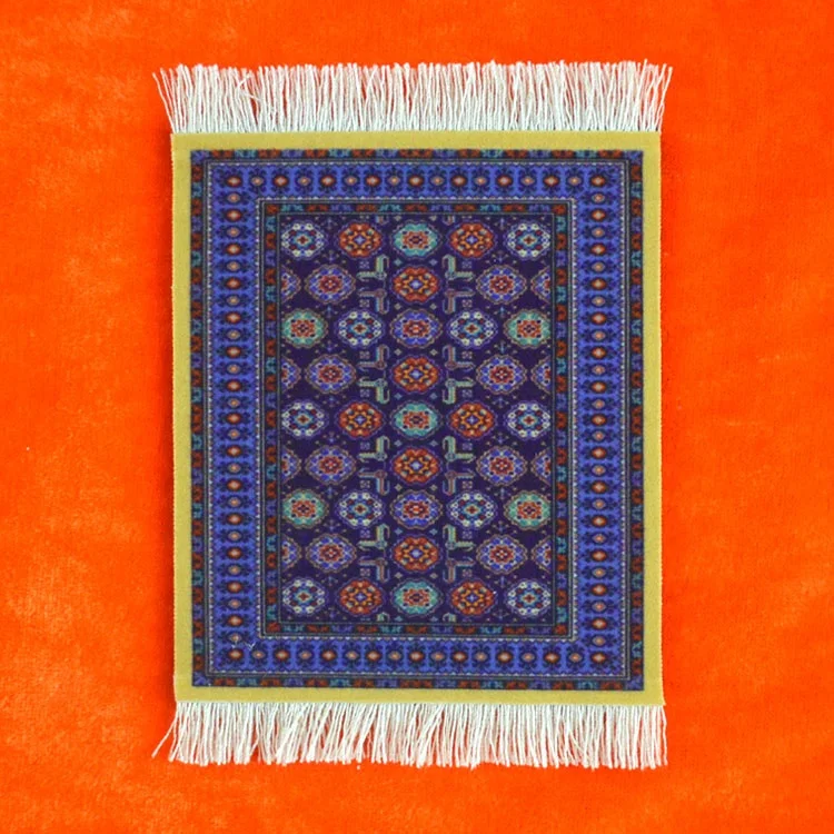 Mini Persian/Oriental Carpet Coasters 4 Pack by World Market