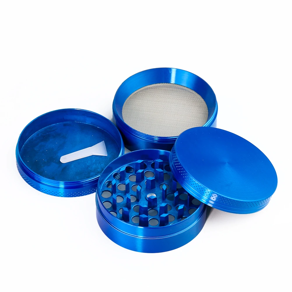 4 Layer Wholesale Metal Herb Grinder Custom Logo Low MOQ 40mm 50mm 55mm 63mm Spice Crusher China Metal Grinder for Herb Supplier