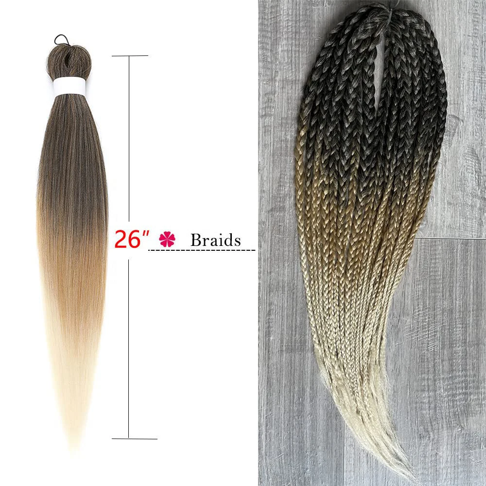 Wholesale High African Jumbo Synthetic Curly Braiding Hair Extensions Crochet Braid Hair Extension Stretched Ombre Braids Women