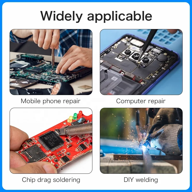 Kellyshun AE-20Pro Havya 130W Precision Intelligent Lead-Free Digital Soldering Iron SMD BGA Rework Station Knife Needle Tips