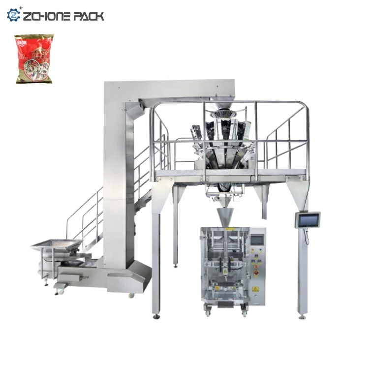 ZCHONE Customized New brand Snack Food Plum Candy Wrapper Wrapping Machines